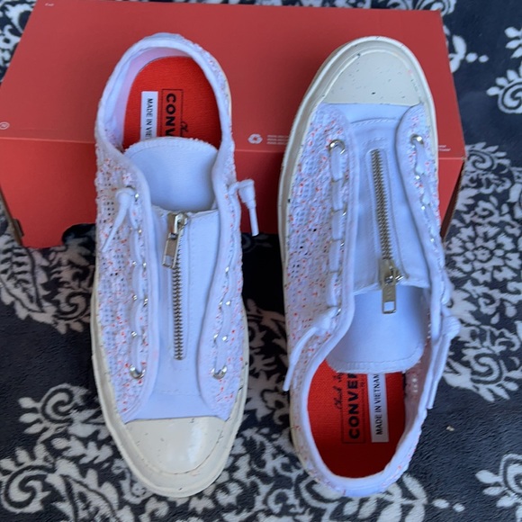 Converse Chuck Taylor 70 OX White/Bright Poppy/Egret WMNS - Picture 13 of 16